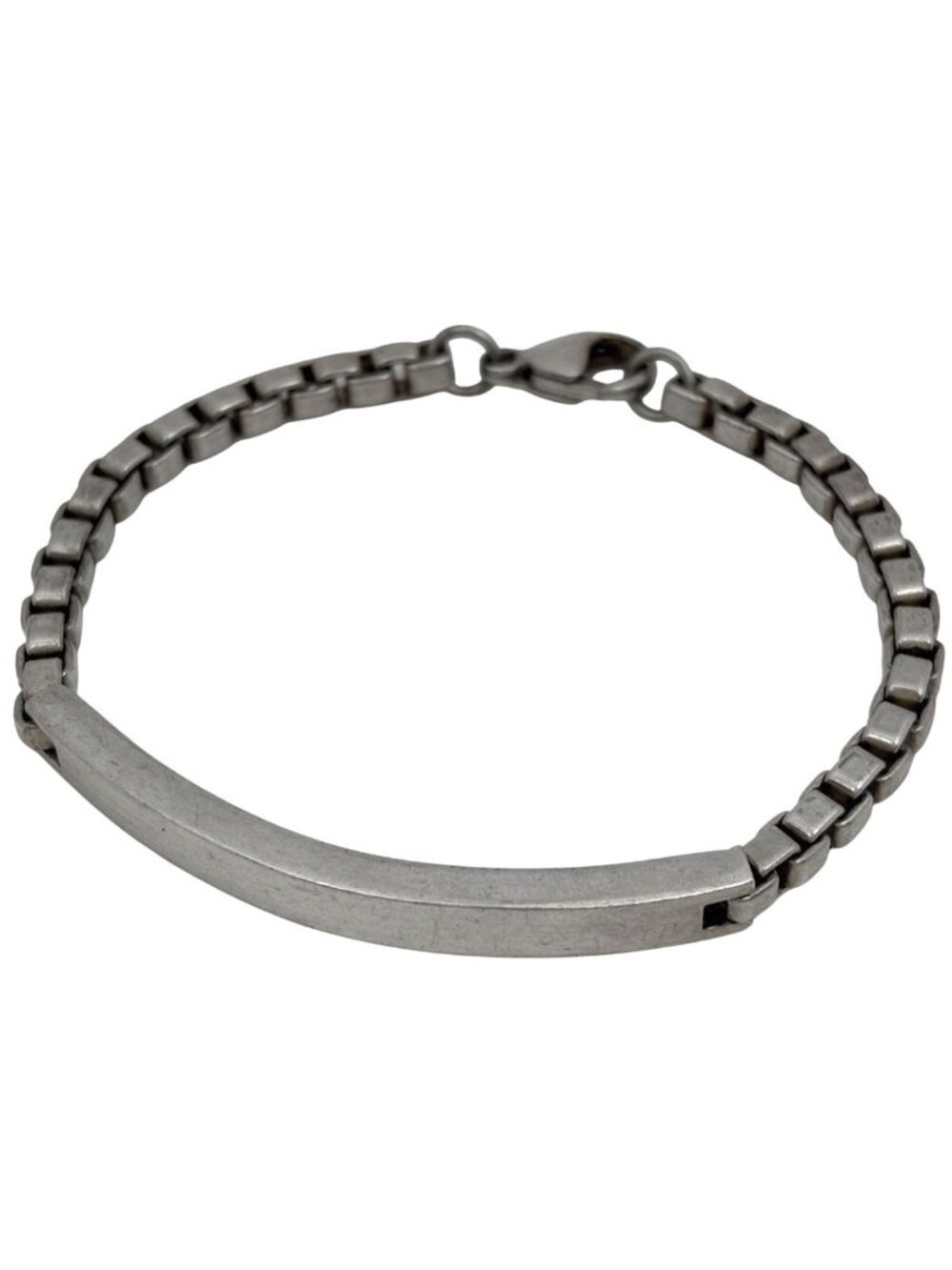 Tiffany & Co Venetian Link ID Bracelet 925 Sterling Silver